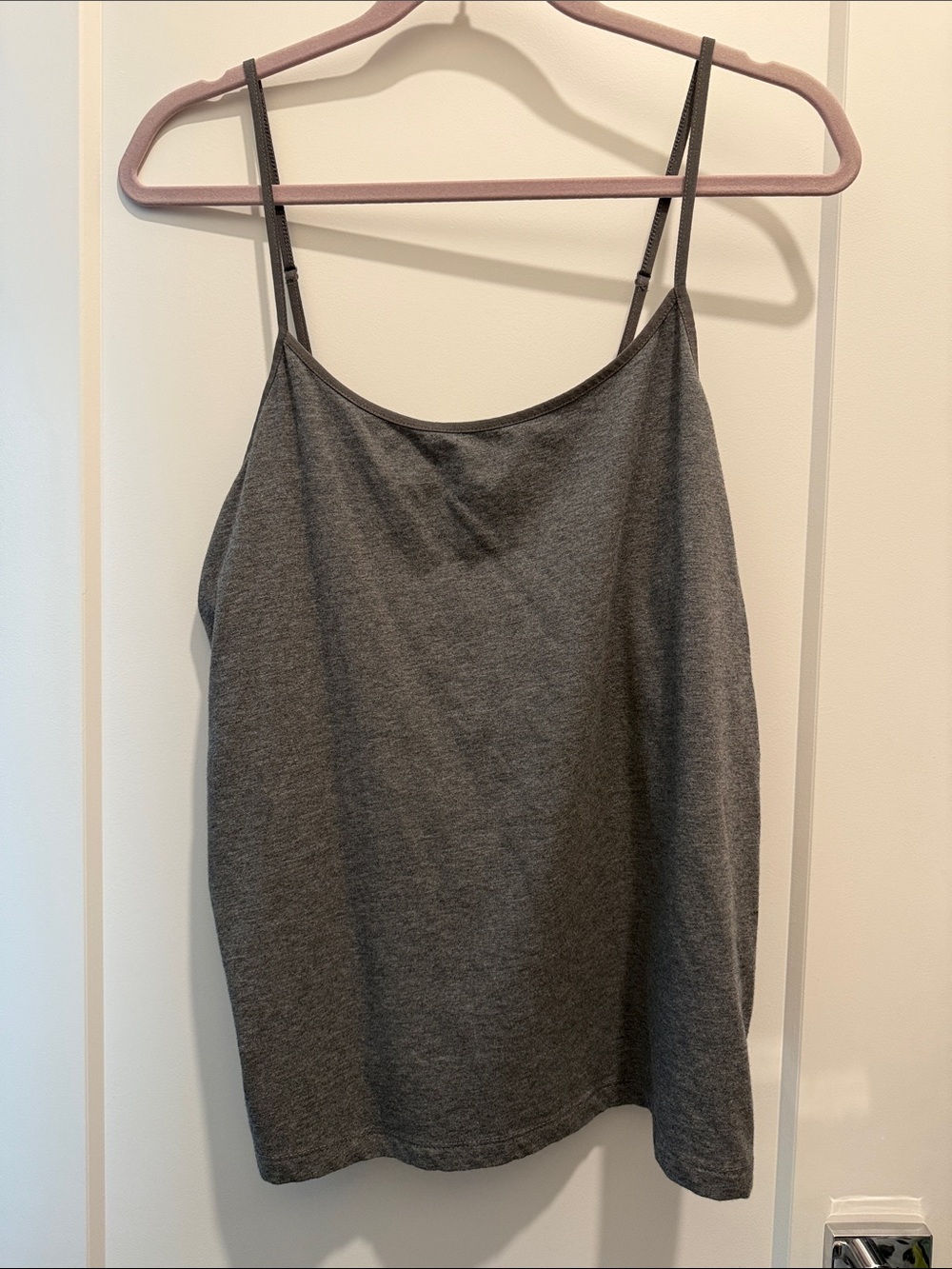 Time and Tru Gray Spaghetti Strap Cami